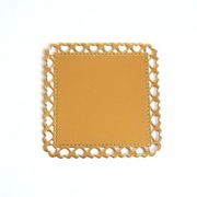 Scrapki Papierowe - Serwetka Serca mała 2 szt. złota.