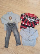 Paczka zestaw 98 ubranka dla chlopca rozmiar 98