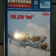 Kartonowa kolekcja PZL.37B ŁOŚ +lasery stan Ideał
