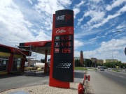 Pylon cenowy 1,5x6m - 4 paliwa , Stacja paliw 