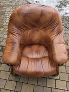 Skórzany fotel super stan
