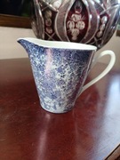 Ćmielów PRL mlecznik new look granatowy niebieski 