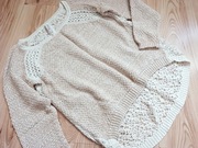 Sweter  ażurowy Pull&Bear, rozmiar S.