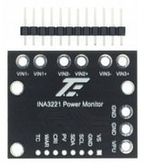 Moduł INA3221 (3-kanałowy sensor pomiaru I/V)