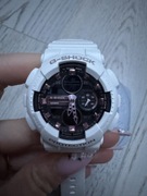 Zegarek G-shock Casio biały i różowy