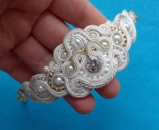 Bransoletka sutasz Ecru & Gold