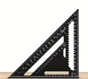 KĄTOWNIK STOLARSKI CIESIELSKI ALUMINIOWY 7" PRZYMIAR BUDOWLANY 185mm