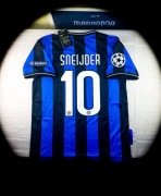 (S) SNEIJDER 10 INTER FINAŁ LIGA MISTRZÓW 10/11 Jersey Nowa Domowa Koszulka