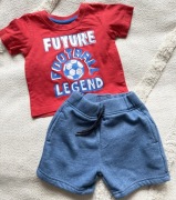 Zestaw spodenki szorty .+ tshirt rozm 92