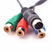 ADAPTER SYGNAŁU Asus Link S-VIDEO 7-pin / 3x RCA