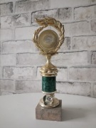 Statuetka / Puchar sportowy Columbex 27 cm  Marmurowa podstawa