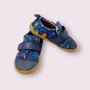 Trampki, pólbuty Mazurek Barefoot Softex Dino Blue na rzepy, 24