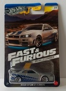 HOT WHEELS NISSAN SKYLINE GT-R BNR34 FAST&FURIOUS x 2