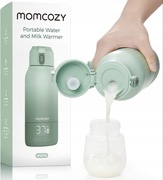 Podgrzewacz do mleka wody MOMCOZY elektryczny ZESTAW 500 ml zielony 80 W