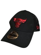 Czarna Czapka Chicago Bulls New Era Logo Haft Retro Nba Vintage 90 00