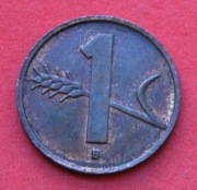 1  Rappen   1951  r  -     Szwajcaria    stan  !!