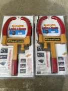 Blokada na koło samochodowe 2 sztuki