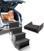 Schody dla psa, 4 stopnie, składane, regulowane, do 70 kg