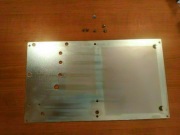 UNITRA ZRK magnetofon 3016 spód obudowy osłona blacha nóżka nóżki stopka 