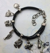 Słonik saksofon jacht Żółw serduszko krab  bransoletka Fashion modna