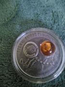 Moneta szlak bursztynowy z 2001 roku o nominale 20 zł