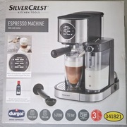 Kolbowy ekspres ciśnieniowy SILVERCREST SEMM 1470 A2 ze spieniaczem