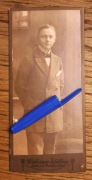 FOTOGRAFIA Młodzieniec brat Huga Ostrów Wlkp. W. Schilling Ostrowo ~1910