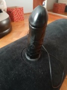 Fetish Fantasy Series Poduszka do Siedzenia z Wibratorem Czarna 84cm