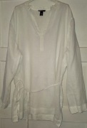 Koszula biała 100% len H&M 