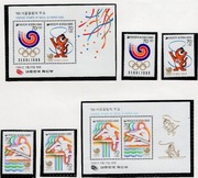 XXIV Olimpiada SEUL KOREA Pd. 1988 r., komplet zn. i bloków, czyste**