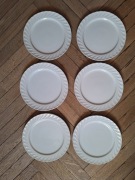 6 płaskich talerzy Ceraminter 