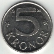 Szwecja 5 koron kronor 2009 - 28,5 mm - nr 3
