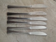 Noże stołowe 6 szt PRL Gerlach 