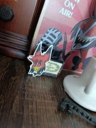 Hazbin Hotel Alastor The Radio Demon Radiowy naklejka Vintage