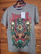 Koszulka t-schirt męska z czaszkami (S)Cropp 