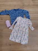 Bluza i sukienka dla dziewczynki rozmiar 122