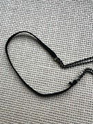 Zara biżuteryjna opaska na głowę kryształki czarna boho