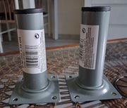 Nogi  metalowe  10 cm   2 szt.