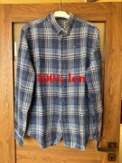 Koszula męska, z długim rękawem 100% len, Adolfo Dominguez r. 5(L/XL)