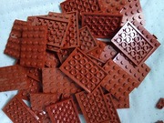 lego 3032 reddish brown 30szt.