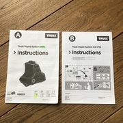 Zestaw Rapid Thule System 754 i Thule Rapid System Kit 1710