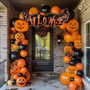 Balony Halloween 82 sztuki zestaw 