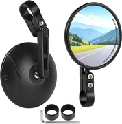 Lusterka motocyklowe okrągłe 360 stopni obracane 22/25.4 mm