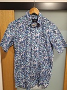 Koszula męska Wólczanka Slim 40 – 100% bawełna, wzór