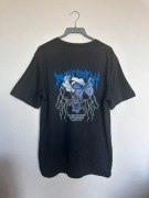 T-shirt NEWS czarny motyl lightning graphic streetwear M/L nowy