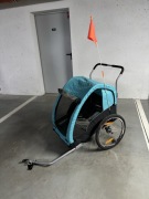 Przyczepka rowerowa dziecięca 2w1