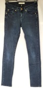 TOPSHOP MOTO BAXTER skinny jeansy GRNAT W26L32