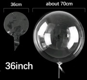 Balony BOBO z naklejką urodzinową 