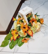 Kompozycja na grób  latarenka 