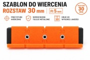 Przymiar do konfirmatów fi 5  rostaw - 30 mm 
